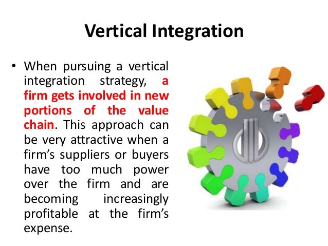 Forward Vertical Integration Integration Strategies Corporate Lev