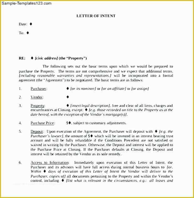 Free Commercial Real Estate Lease Letter Of Intent Template To Edit Online