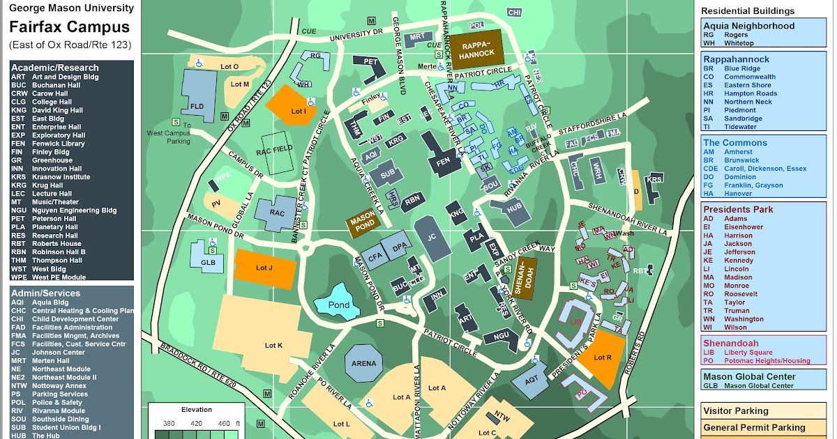 George Mason Campus Map Photos Cantik