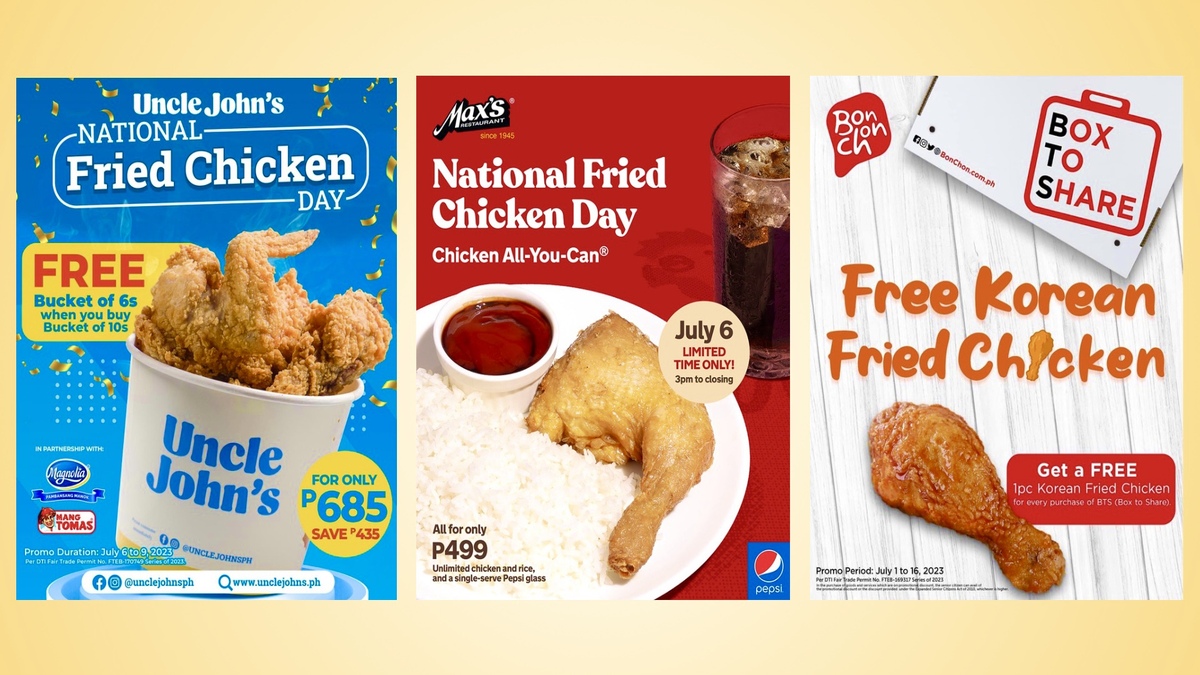 Get These Sulit Chicken Deals On National Fried Chicken Day Pep Ph