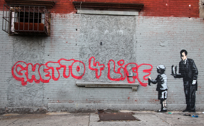 Ghetto 4 Life Title Ghetto 4 Life Artist Banksy Medi Flickr