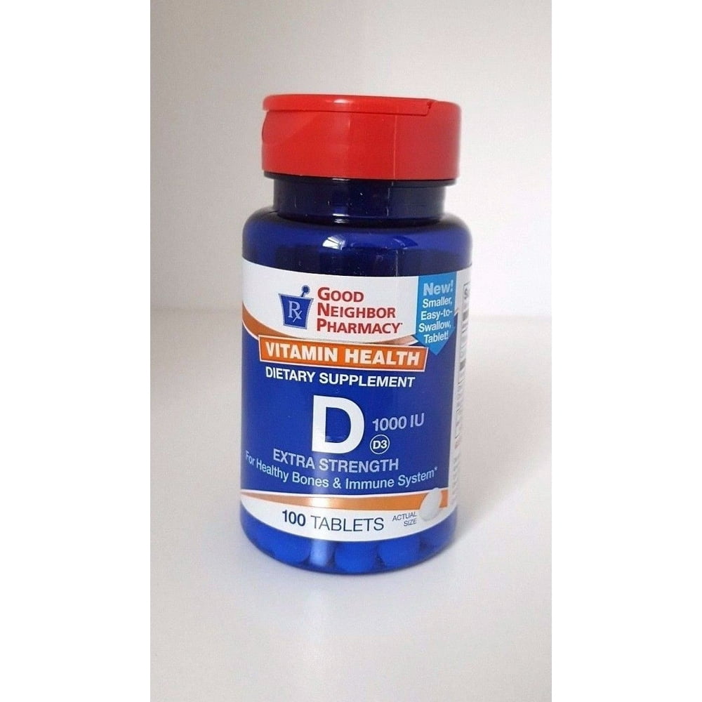 Gnp Vitamin D 2000 Iu 100 Tablets Walmart Com Walmart Com