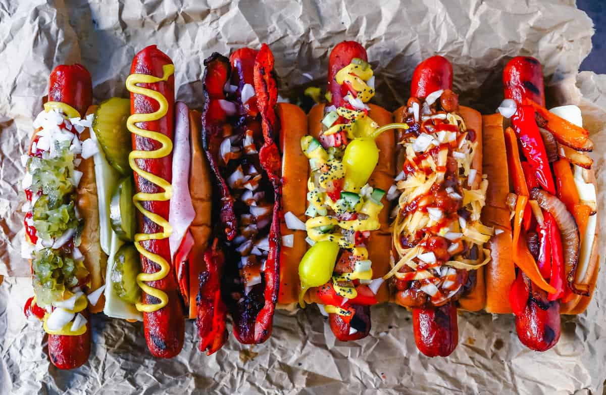 Gourmet Hot Dogs Modern Honey