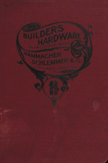 Hammacher Schlemmer Tool Catalogue No 180 Antique Catalog Circa