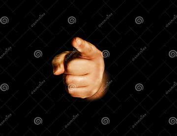 Hand Pointing At You Stock Photo Image Of Army Black 5123236