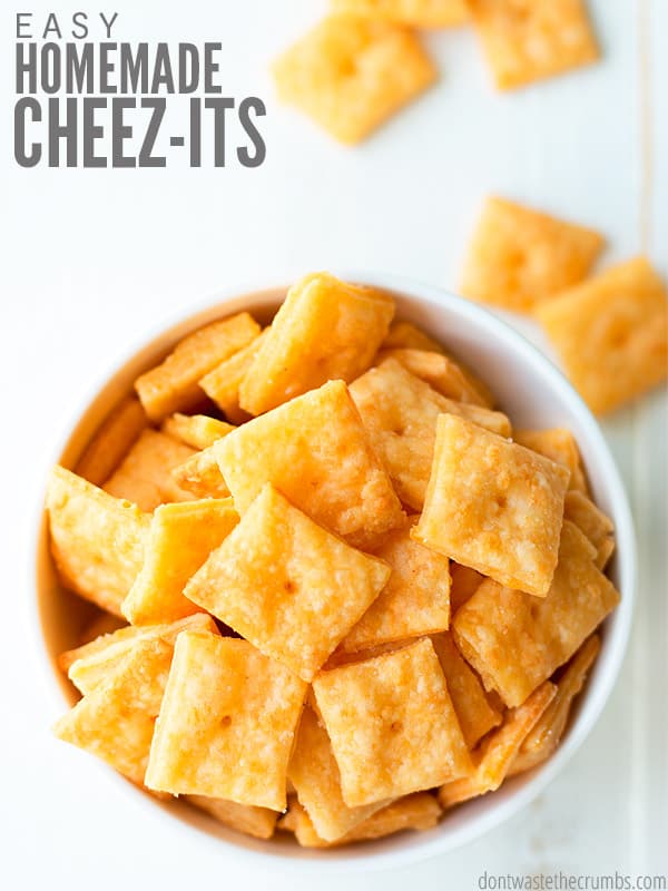 Homemade Cheez Its Recipe Homemade Cheez Its Popular Snacks