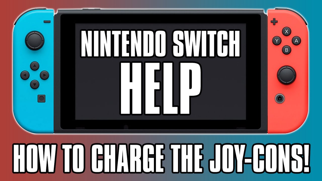 How To Charge Nintendo Switch Controller Youtube