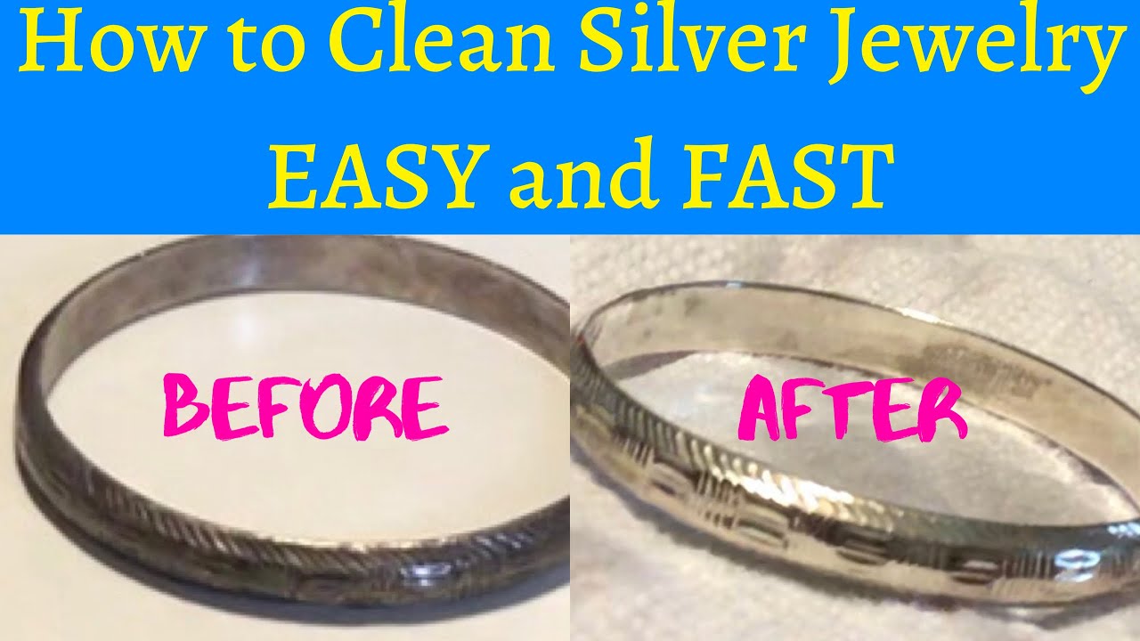 How To Clean Silver Ring At Home Silver Jewellery Cleaning Youtube