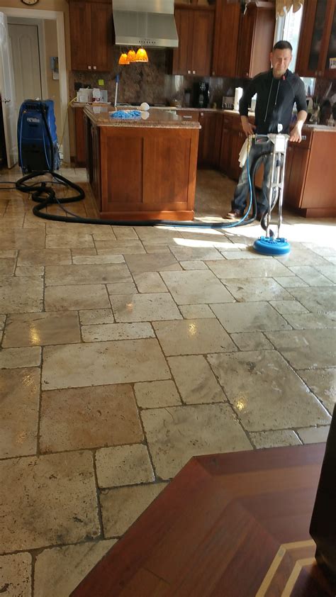 How To Clean Travertine Tile Floors And Grout Floor Roma