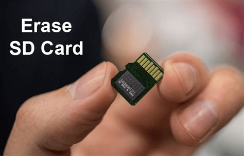 How To Clear An Sd Card And Erase All Of Its Data Including The Hidden