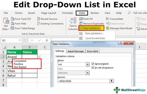 How To Create And Edit Excel Drop Down List Software Accountant