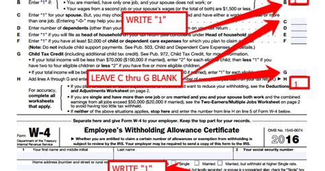How To Do Stuff Simple Way To Fill Out A W4