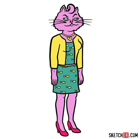 How To Draw Princess Carolyn S Face Bojack Horseman