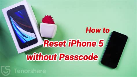 How To Factory Reset Iphone 5 Without Passcode Youtube