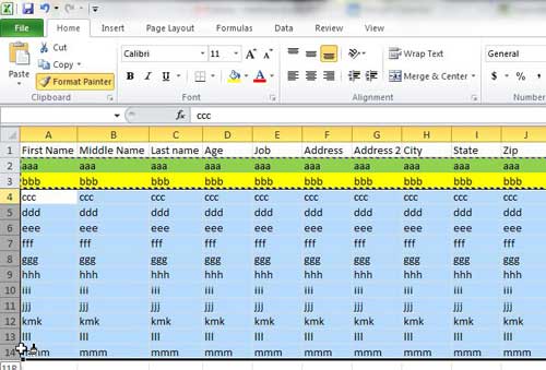 How To Format Alternating Row Colors In Excel 2010 Solve Your Tech