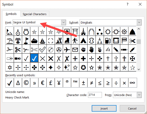 How To Insert A Check Mark Tick Symbol In Excel Quick Guide