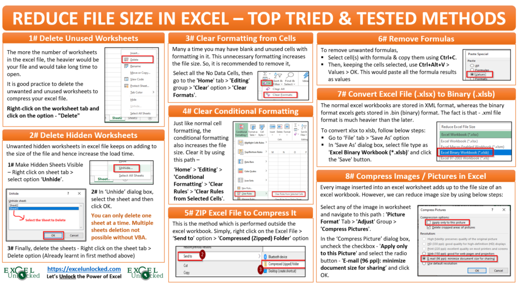 How To Reduce Excel File Size