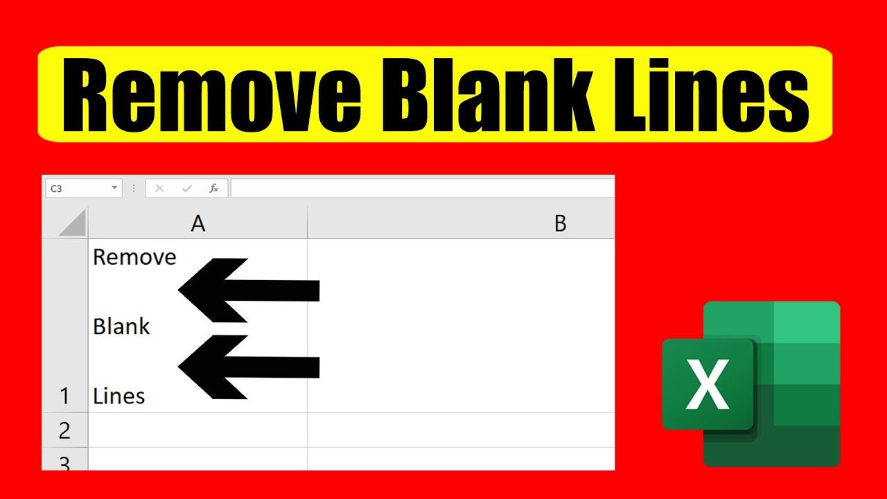 How To Remove Blank Lines Within Cells In Excel Excel Excel