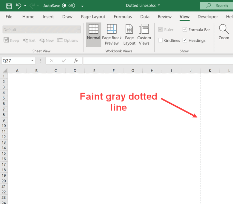 How To Remove Excel Page Break Dotted Line Remove Page Break Line In