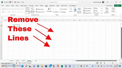 How To Remove Page Break Line In Excel Page