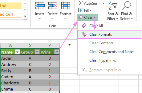 How To Remove Table From Excel 5 Easy Ways Exceldemy