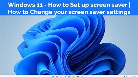 How To Set Photos As A Screen Saver On Windows 11 10