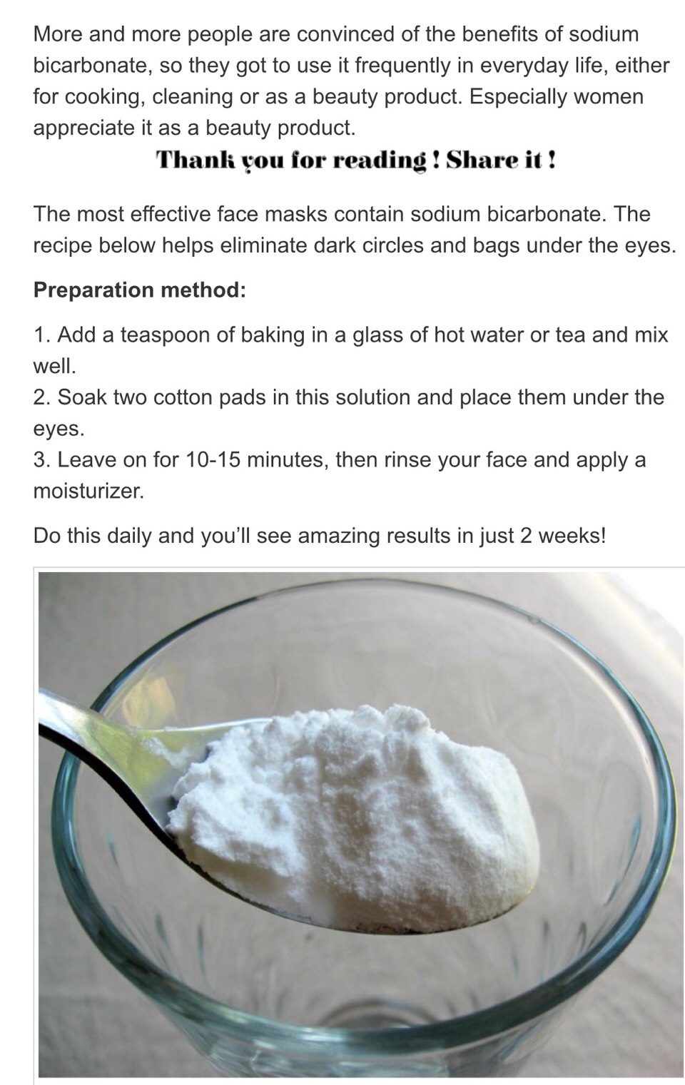 How To Use Baking Soda To Reduce Dark Circles And Bags Under Eyes