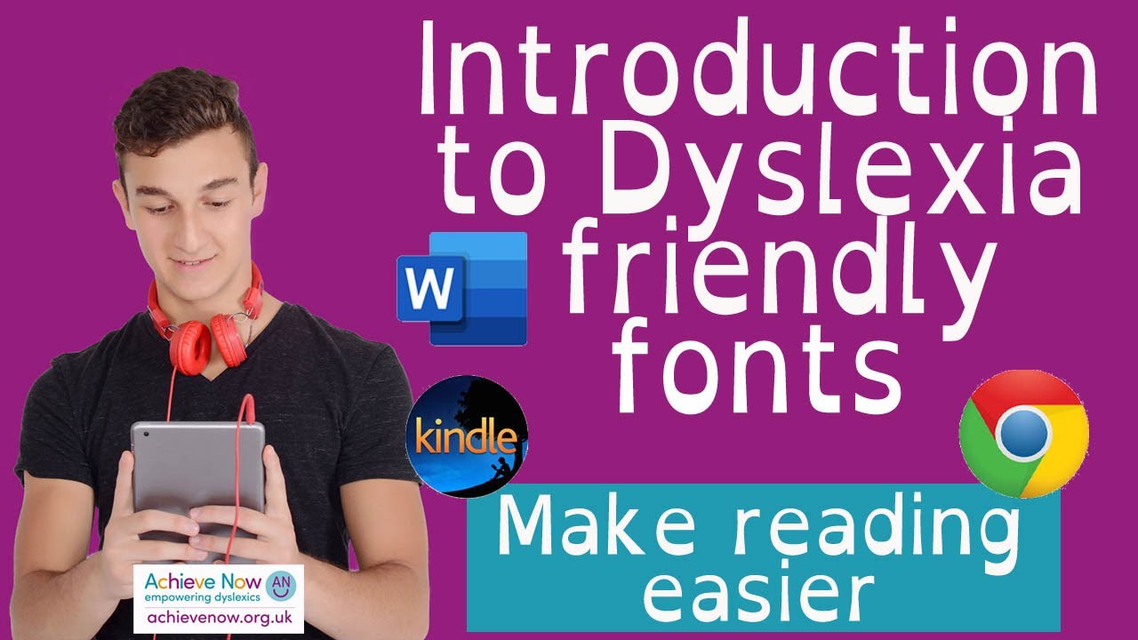 How To Use Dyslexic Friendly Fonts In Microsoft Word Youtube