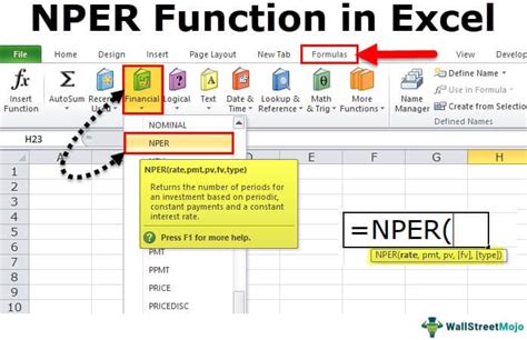 How To Use Nper Function In Excel