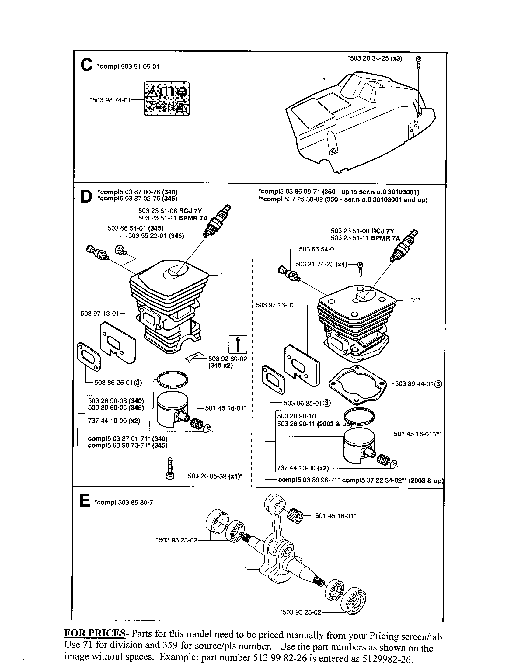 Husqvarna 34 Parts List And Diagram 1982 05 Ereplacementparts Com