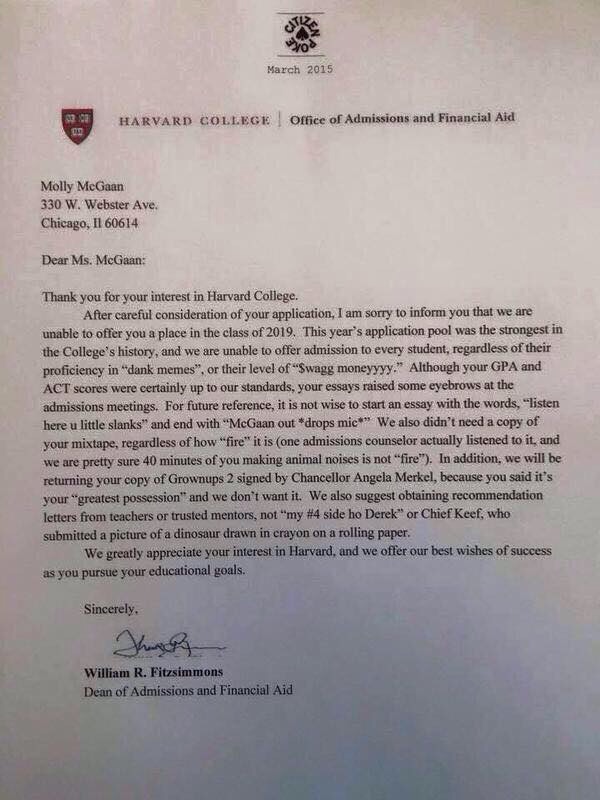 I Got A Likely Letter From Harvard R Applyingtocollege