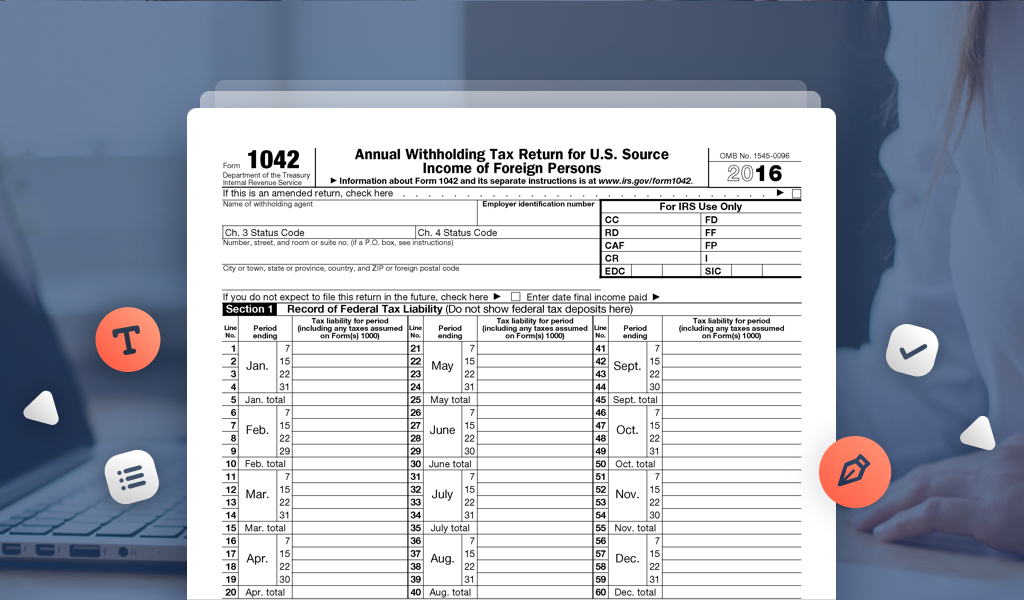 Instructions For Irs Form 1042 S How To Report Your Annual Income