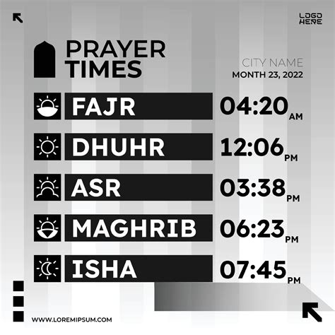 Islamic Prayer Times