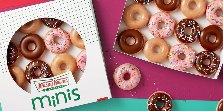 Krispy Kreme Debuts Mini Versions Of Its Four Most Popular Doughnuts