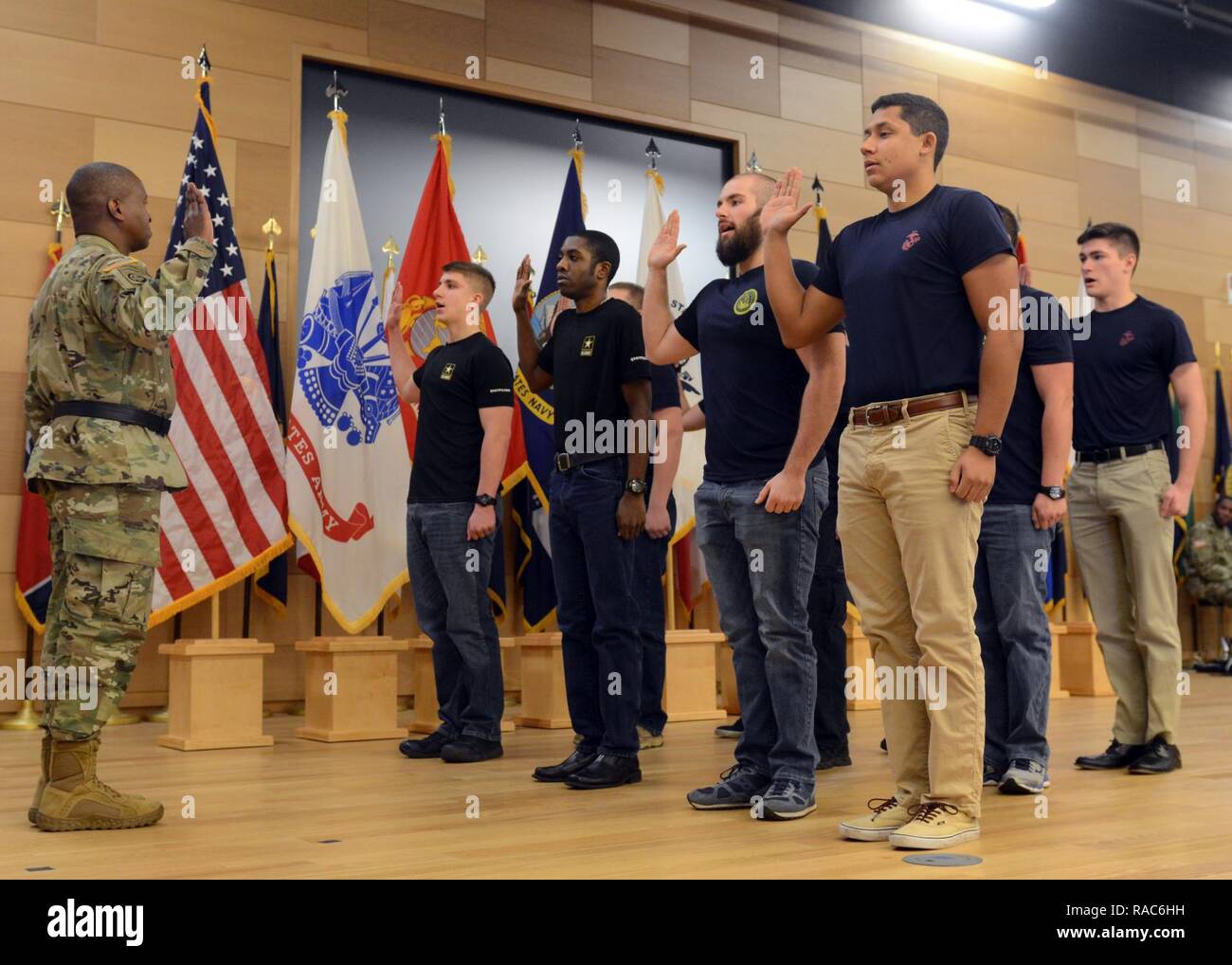 Kyle Enters The Usmc S Delayed Entry Program Swearing In Ceremony