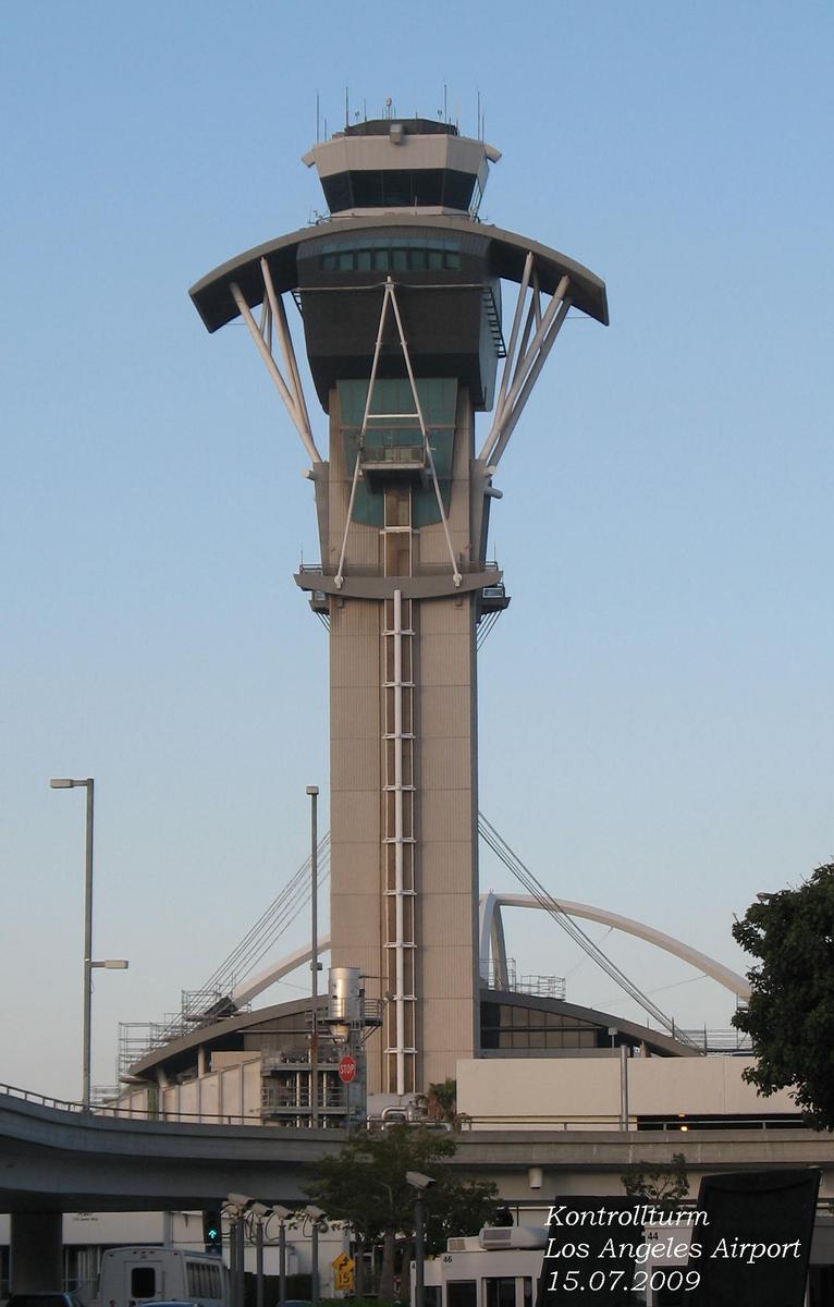 Lax Air Traffic Control Tower Los Angeles 1995 Structurae