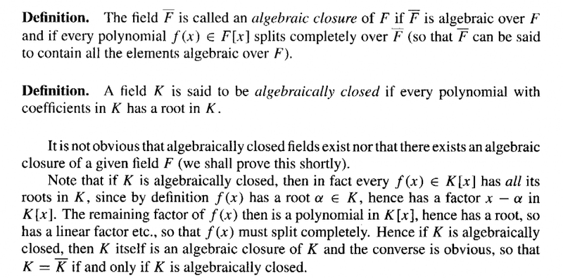 Lecture 6 Pdf Lecture 6 Algebraically Closed Fields And Algebraic