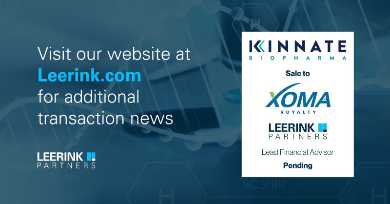 Leerink Partners On Linkedin We Are Pleased To Serve As A Lead