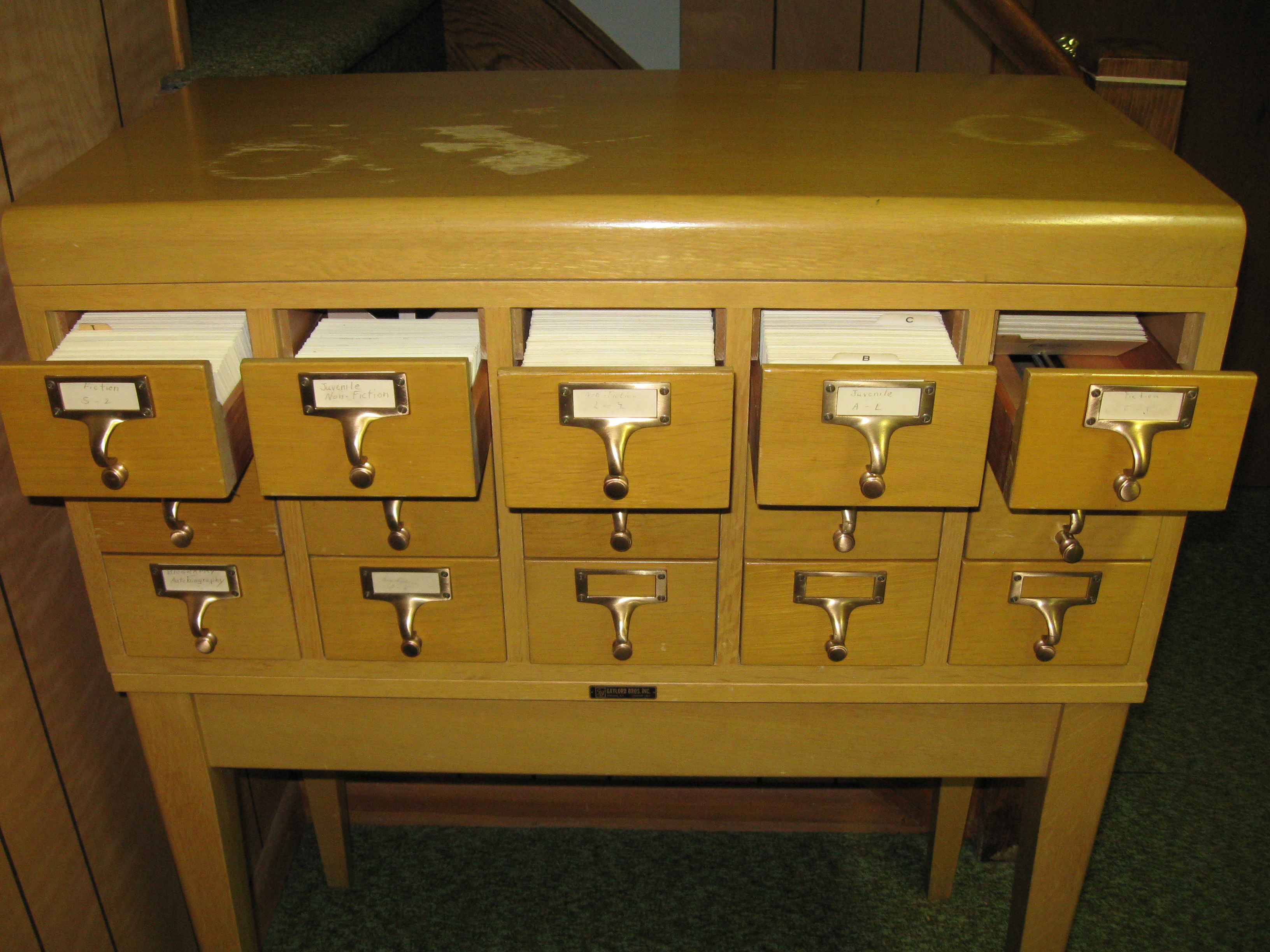 Library Card Catalog