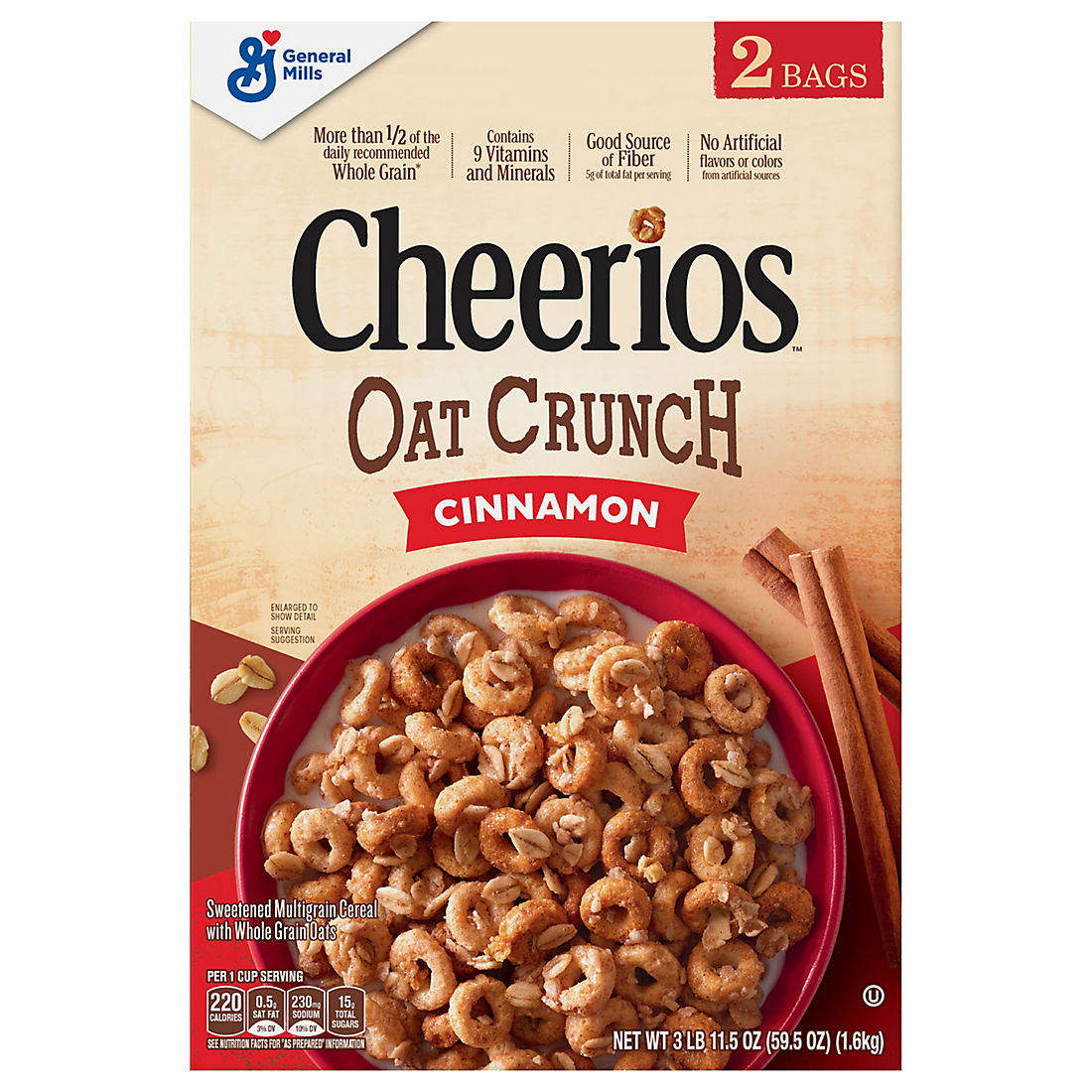 Life Cereal Cinnamon Nutrition Facts