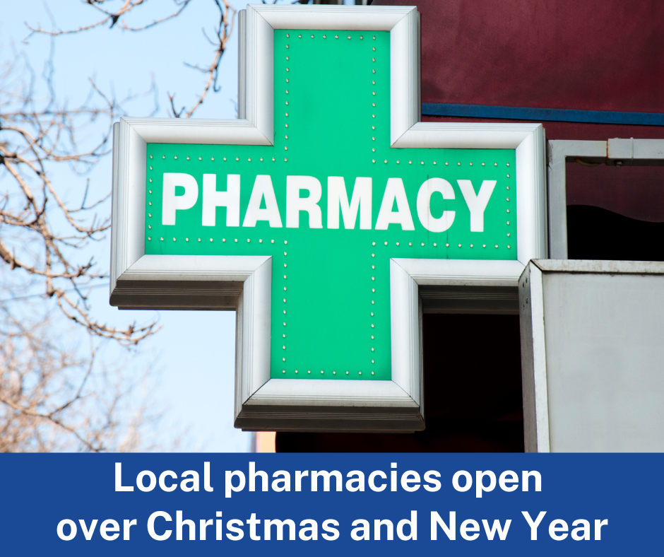 Local Pharmacies Open Over Christmas And New Year Tudor Lodge Health