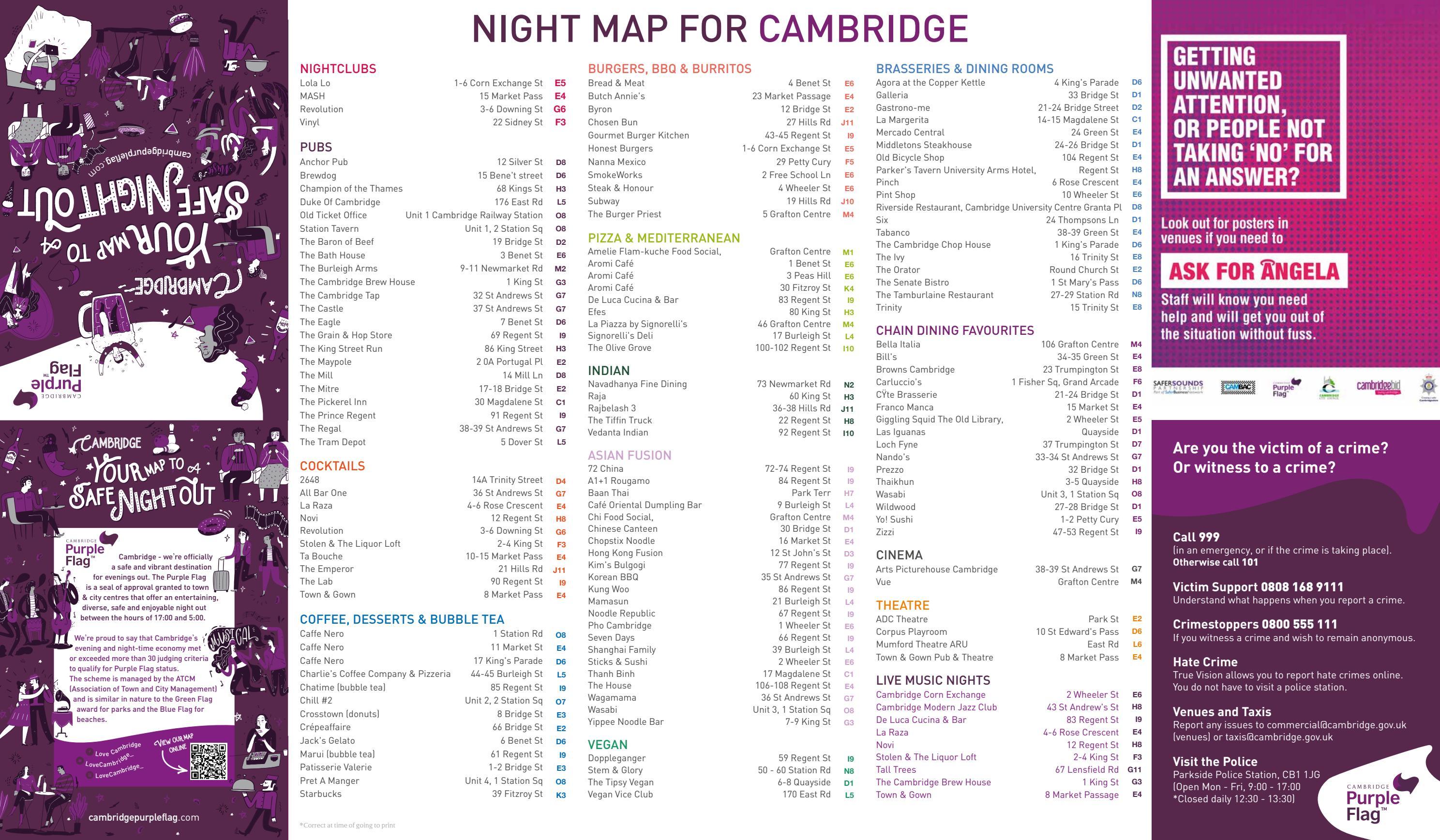 Love Cambridge Map 2022 By Lovecambridge Issuu