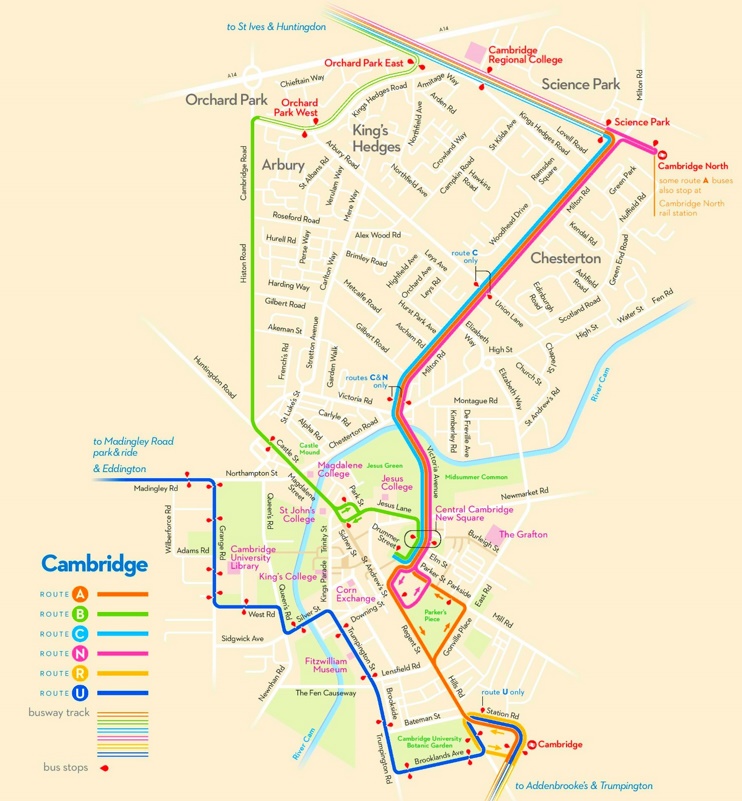 Map Of Cambridge Cambridge Travel Agent River Boat