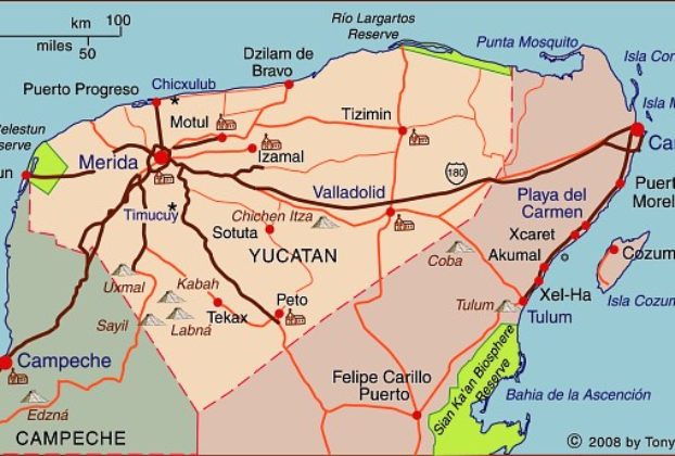 Map Of Mexico And Mexico S States Mexconnect