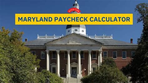 Maryland Paycheck Calculator 2024 2025