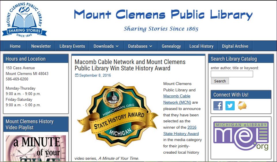 Mcgg And Let S Talk Genealogy Congratulations Mount Clemens Public