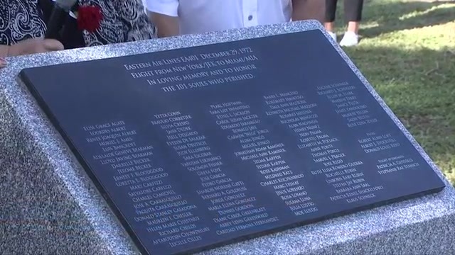 Memorial Honoring 101 Victims Of 1972 Eastern Airlines Crash Unveiled