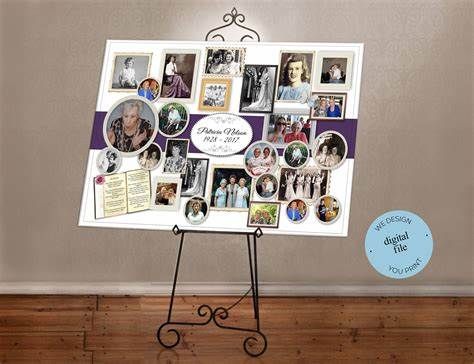 Memory Board Download Kit Images To Print For Making Memorial Collage