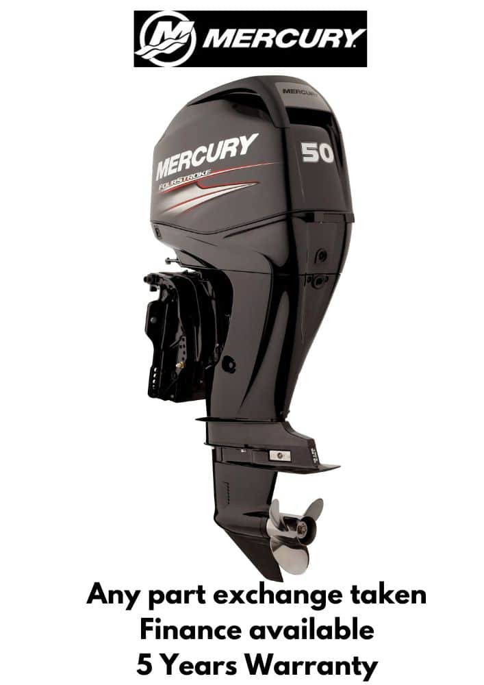 Mercury Marine 50Hp Efi Outboard Remote Controlled Engine