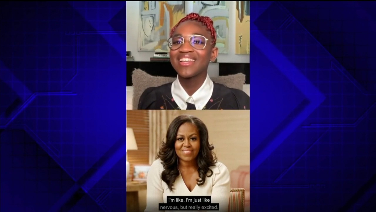 Michelle Obama Has A Moving Conversation With Dwyane Wade S Daughter